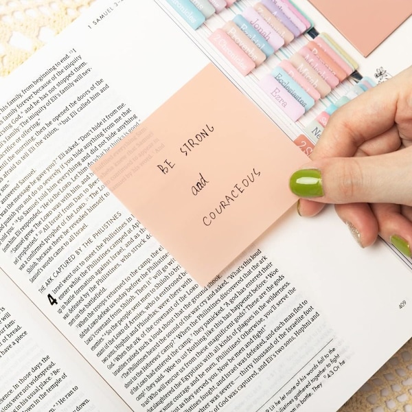 4 pads Self-Stick Notes Note Bookmark Marker Message Stickers