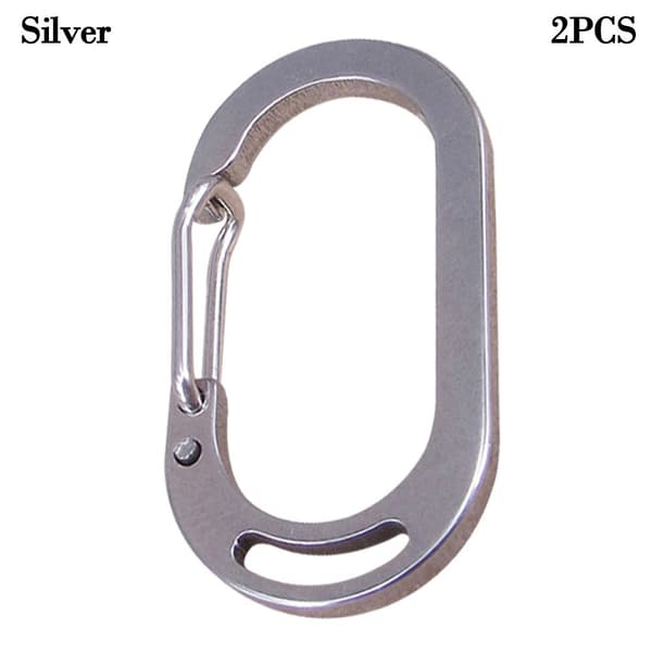 2st fjäderspännen U-formad ring SILVER Silver
