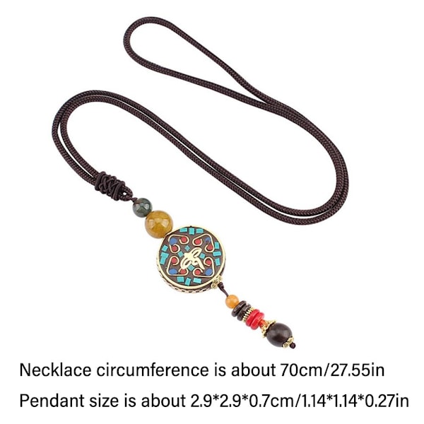 Nepal Halsband Etniskt hänge STYLE 1 STYLE 1 Style 1