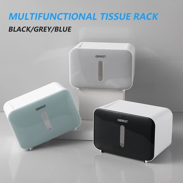 Toalettpappershållare Box Tissue Storage Box GRÅ Grey