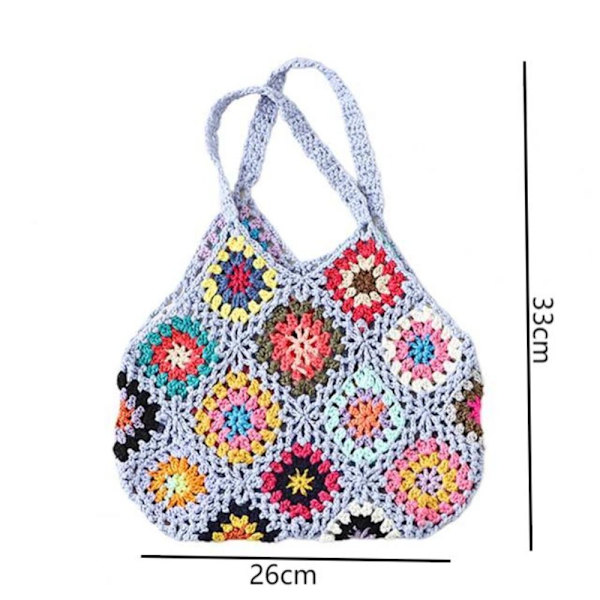 Udskåret Boho Bag Tote Bag SORT black
