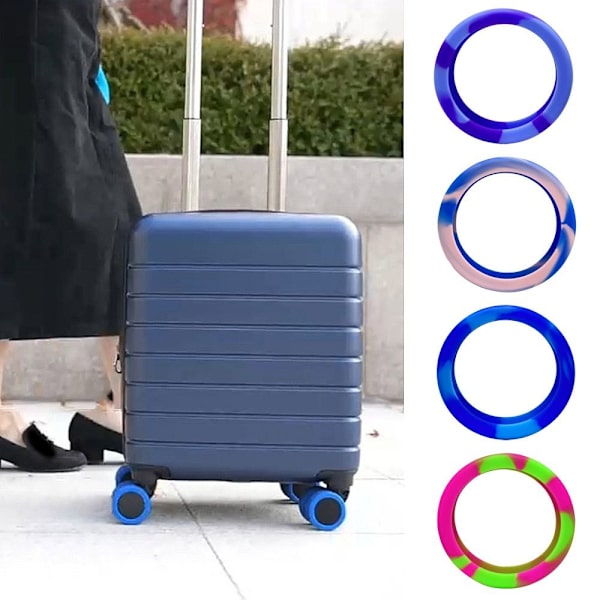 8 STK Bagage Caster Sko Kufferter Hjulbeskyttelsesdæksel L2 2 L2