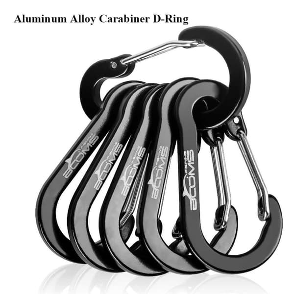 5kpl Outdoor Camping Avaimenperä D-Ring Avaimenperä SININEN Blue