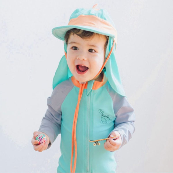 Baddräkt Badkläder BLÅ 4 YARDWITH HATT MED HATT Blue 4 Yardwith hat-with hat