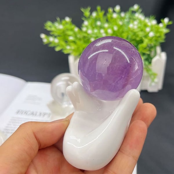 Crystal Ball Base Buddha Hand Sphere Hållare Sphere Display Stand