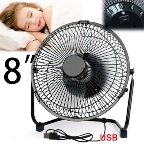 4 tuuman / 6 tuuman / 8 tuuman jäähdytystuuletin USB -jäähdytin 8 tuumaa 8 tuumaa 8inch