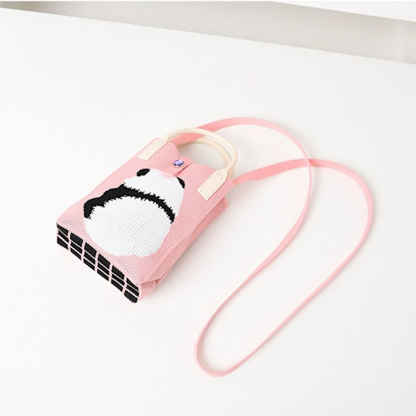 Knit Handbag Knot Wrist Bag 4 4 4