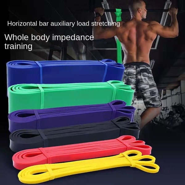 Motstandsbånd Fitness Tension Belt RØD RED