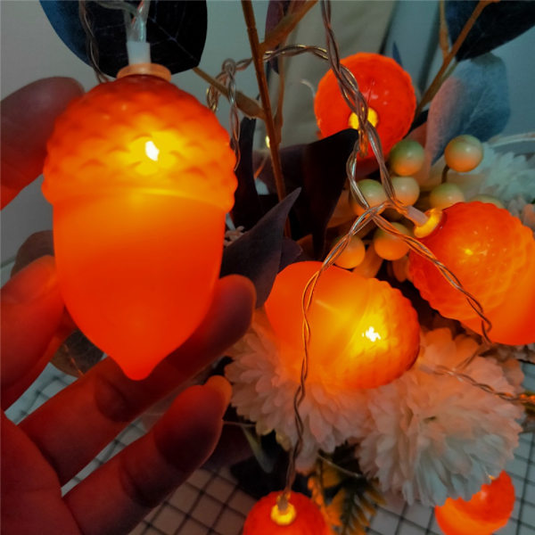 Halloween LED String Light Fødselsdagslampe Dekor Lampe