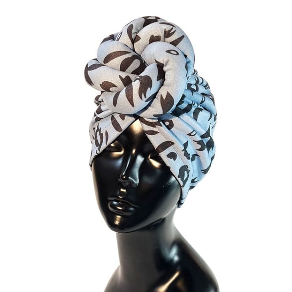 Knyttet Head Wrap Head Cap BRUN brown