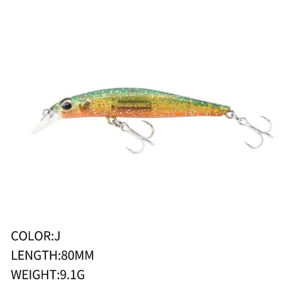 sjunkande Minnow Baits Fish Hooks J J J