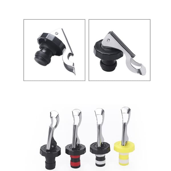 Vinpropp Drikkeforseglingsplugg RØD Red