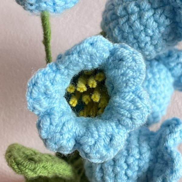 Bell Orchid Simulerad grön växt VIT white