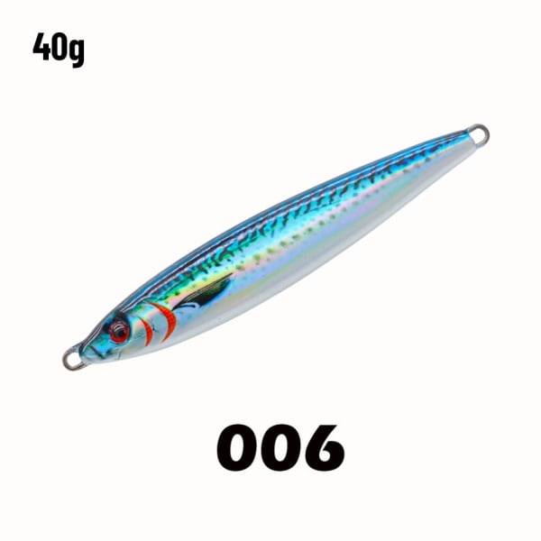 Metal Fishing Lure Jig Bait 40G006 006 40g006