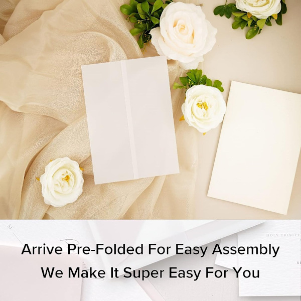 Vellum Paper Invitation Paper Akryl Invitationer