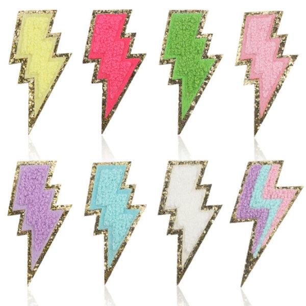 8 stk Golden Edges Patch Lett Patch Stryk på Patch