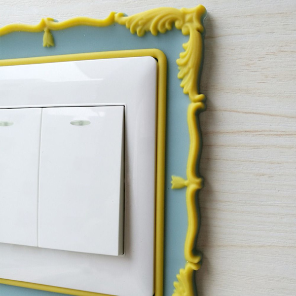 Lysbryterdeksel Surround Socket Ramme KAFFE coffee