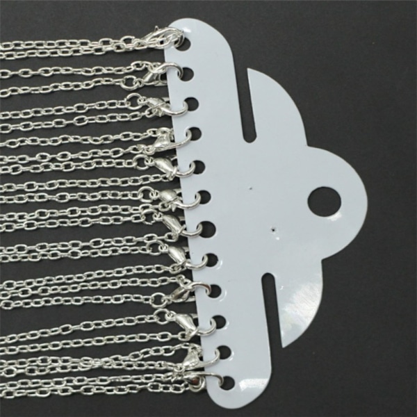 12 stk Halskæde Cross Chain Belagte snoede halskæder 12pcs