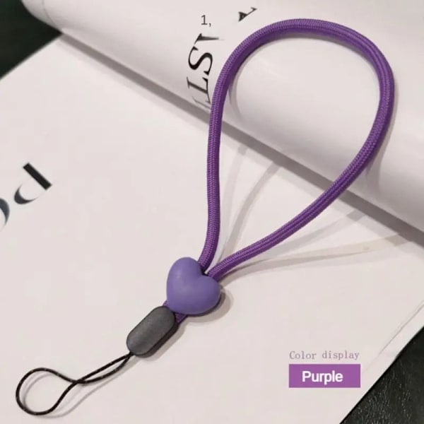 Matkapuhelimen puhelinhihna Elastinen matkapuhelimen kaulanauha PURPURIA purple
