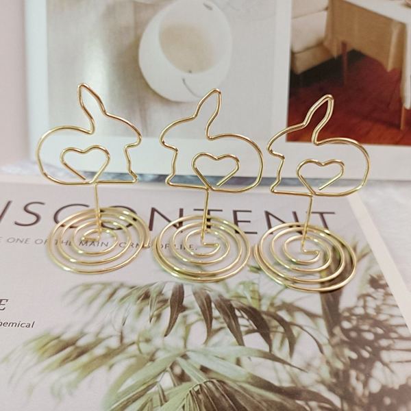 10 STK Fotoklemmer Doble sider ROSE GULL SOLSNIKKE SOLSNIKKE rose gold sunflower-sunflower