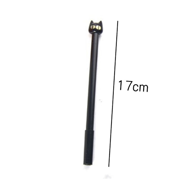 Gel Ink Pen Sort Cat Pen 33 stk