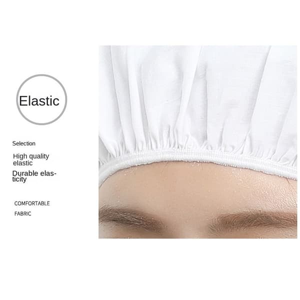 Chef Cap Cook Hat VALKOINEN white
