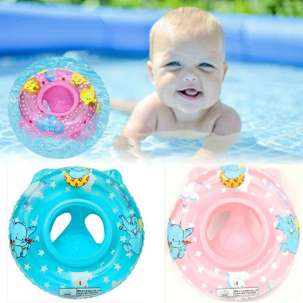 Baby Svømme Ring Oppustelig Flydesæde pink