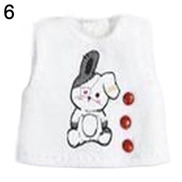 Muoti Sarjakuva Housut Doll Casual T-paita 6 6 6