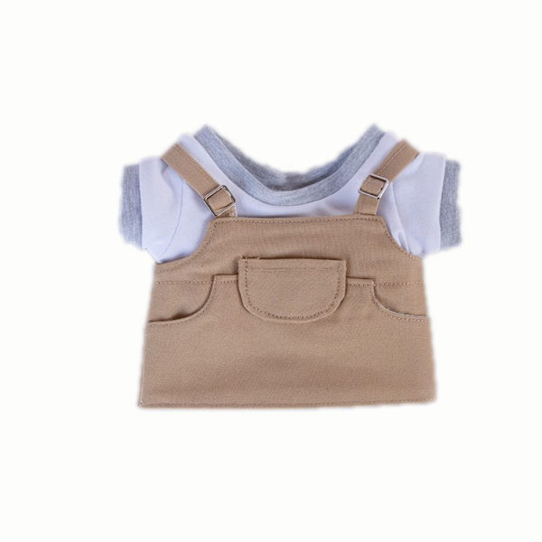 Doll Clothes Denim set TUMMANRUSKEA dark brown