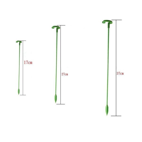 10 stk Plantestøttestang Blomster Plantepæle 37CM10STK 37cm10pcs