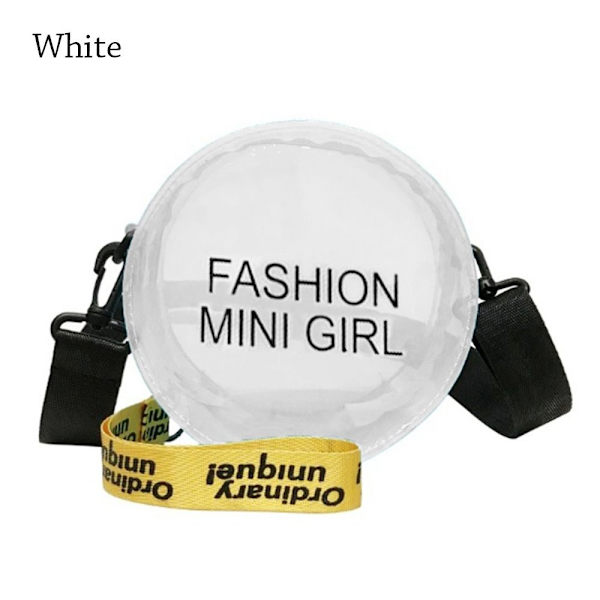 Skulder Messenger Bag Crossbody Bag HVIT white