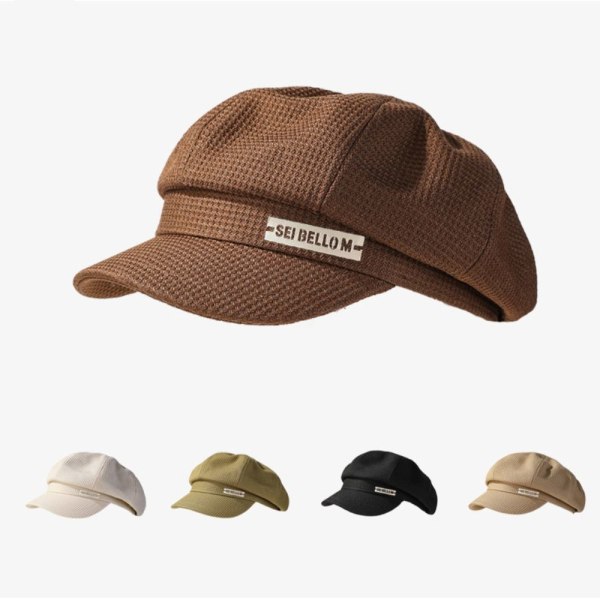 Vinterbaskrar Octagon Hat VIT White