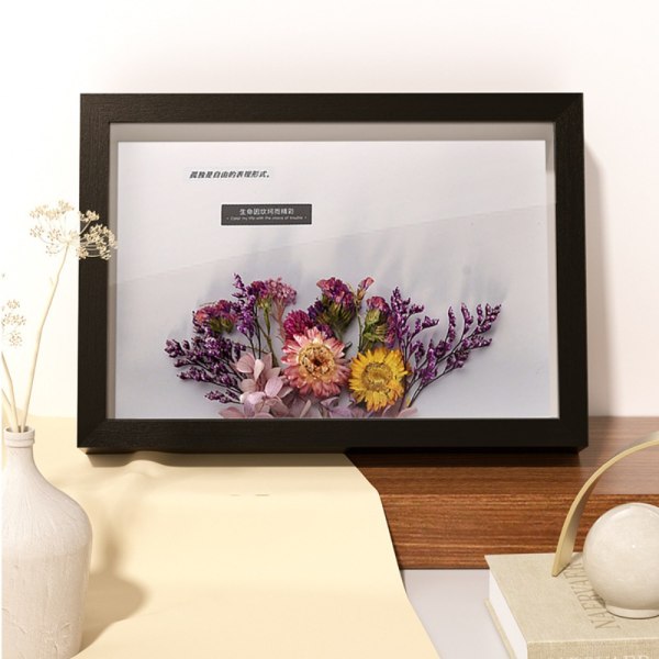 Picture Memory Case Rammeboks SORT 8 TOMMER 8 TOMMER black 8 inches-8 inches