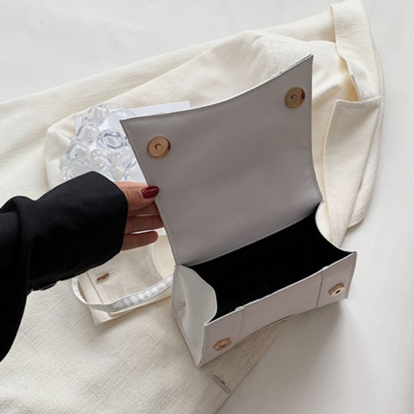 Skulderveske Messenger Bag HVIT white