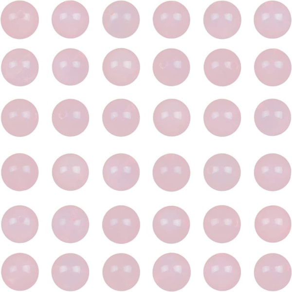 Runde perler Ædelsten lyserøde perler