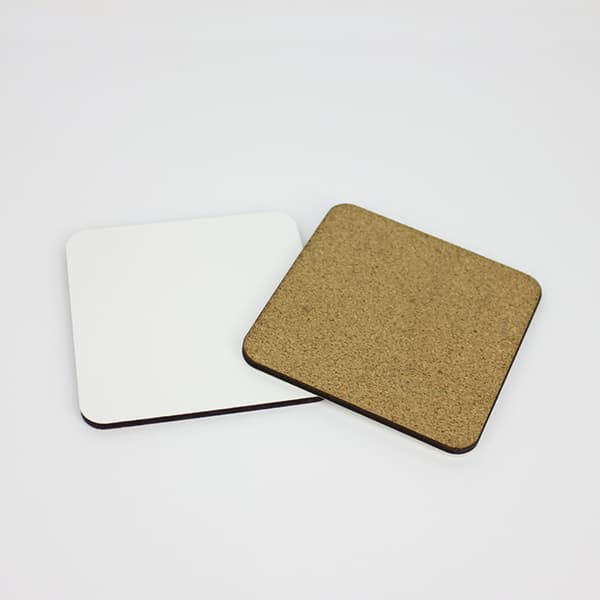 12 STK Sublimation Square Coaster Kork Coasters MDF Coasters