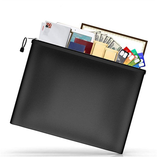 Dokumenttaske Pengeposer 02-SORT 02-SORT 02-Black