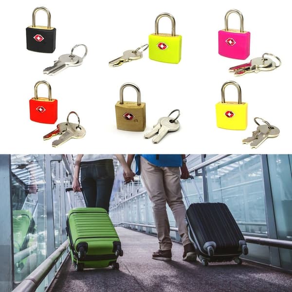 TSA Toldlås Bagagelås SORT Black
