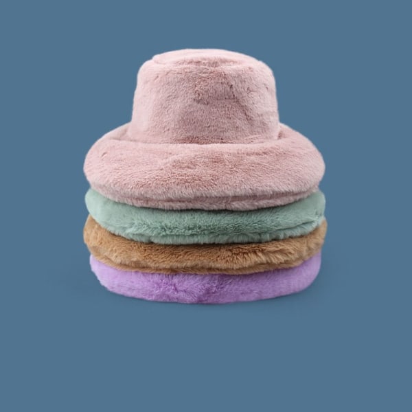 Bøttehat Vinterhat PINK pink