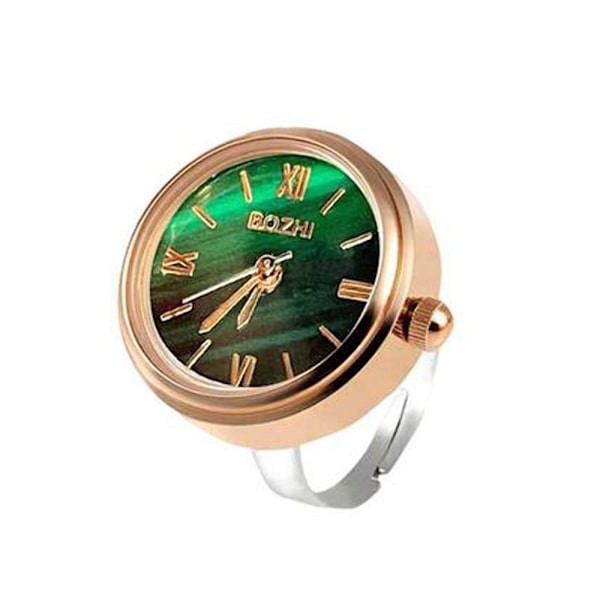 Mini Green Watch Ring Watch ROSE GULD Rose gold