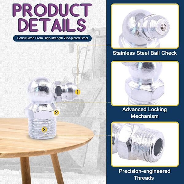 181st Hydraulic Fitting Fettnipplar Smörjnipplar Zerks Fitting