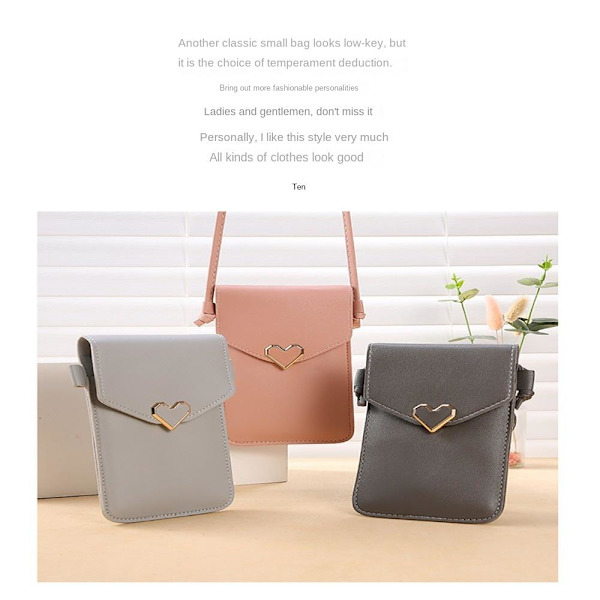 Crossbody Bag Förvaringsväskor GRÅ grey