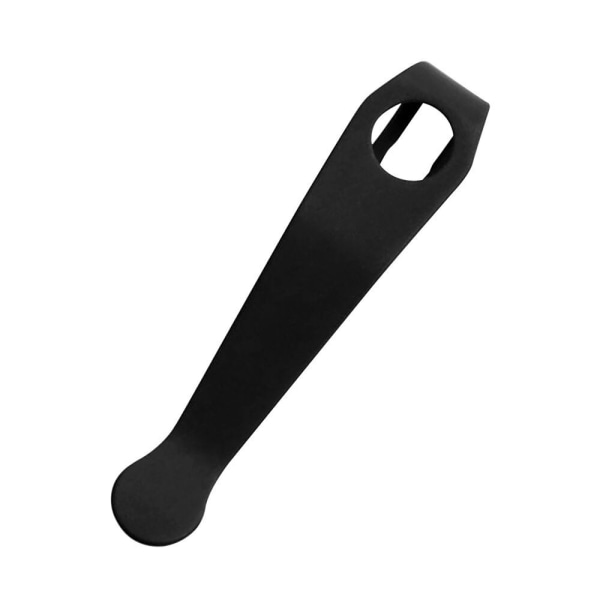Pocket Clip Alloy Folding Cutter SVART SVART Black
