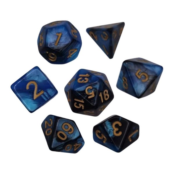 7 kpl / set DND Dice Polyhedral Dice 08 08 08