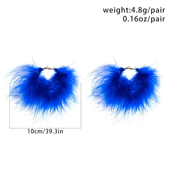 Fjäderhalsband Smycken Halsband SVARTÖRHÄNGEN SVARTÖRHÄNGEN Black-Earrings
