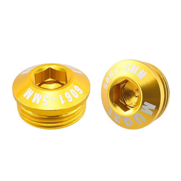 2kpl polkupyörän cover Pyörän polkimien korjaus GOLD 6,5 mm Gold 6.5mm