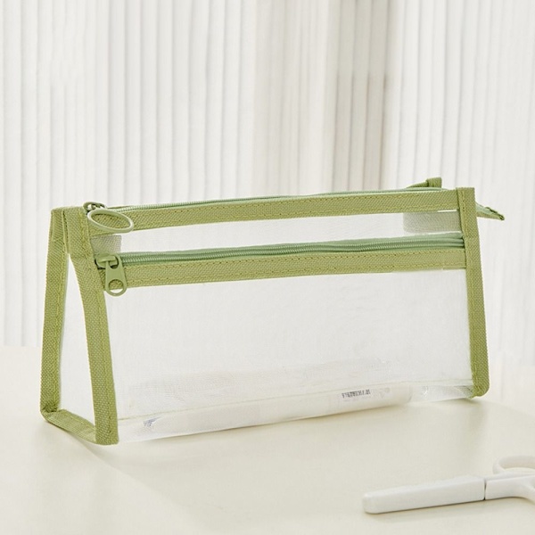 2 kpl Mesh Exam Paperilaukku Case VIHREÄ Green