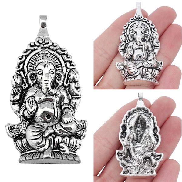 4 stk. Buddha Antik Hængende Elefant Buddha Hængende Copper