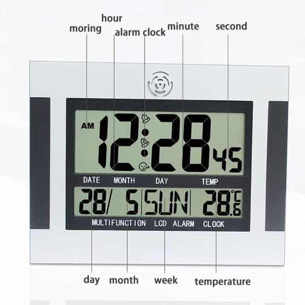 Skrivebordsklokke Timer LCD Digital