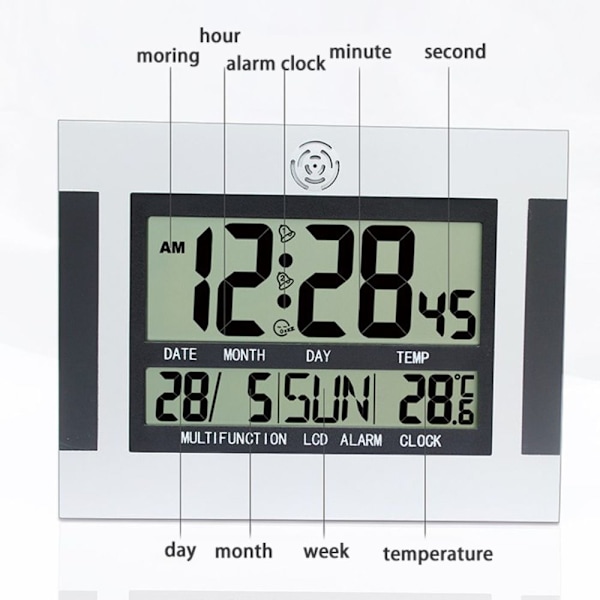 Skrivebordsur Timer LCD Digital
